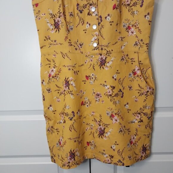 No Boundaries Flower Juniors Dress - Picture 4 of 8